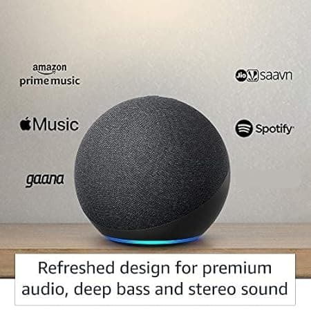 Amazon Echo (4th Gen) | Premium sound powered by Dolby and Alexa thumbnail 3