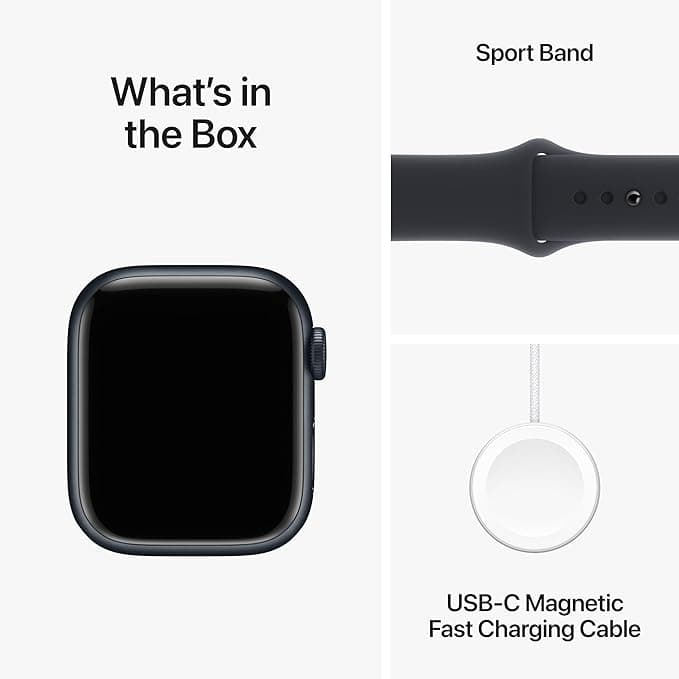 Apple Watch Series 9 [GPS 45mm] Smartwatch with Midnight Aluminum Case with Midnight thumbnail 2