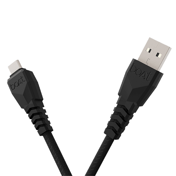 boAt Type C A320 Braided Charging Cable (3A Rapid Charge) 1.5 Meter thumbnail 2
