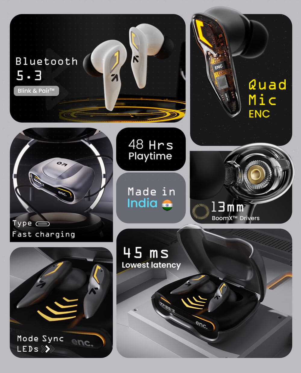 Boult Astra Wireless Gaming Earbuds thumbnail 3