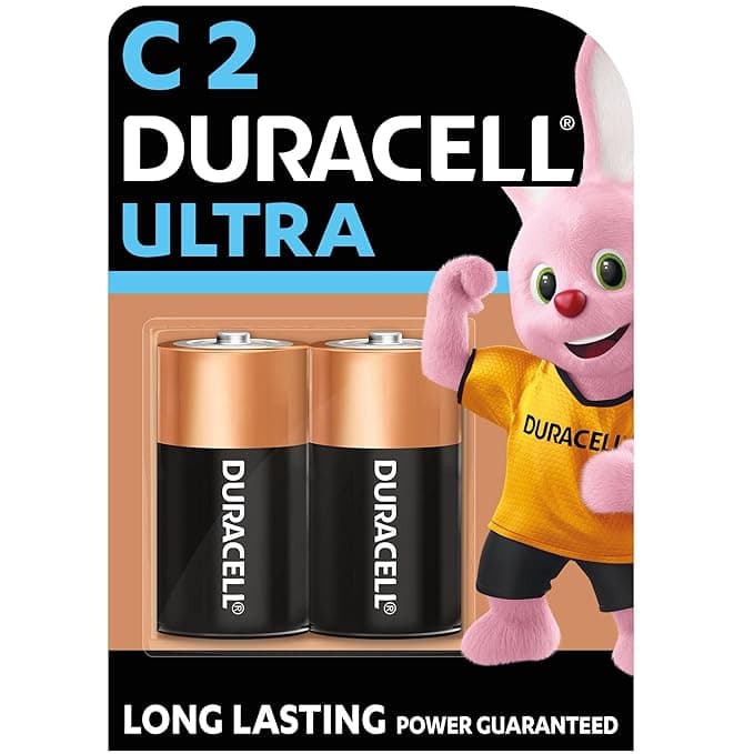 Open-box Duracell Ultra Alkaline C Batteries (Pack of 2)