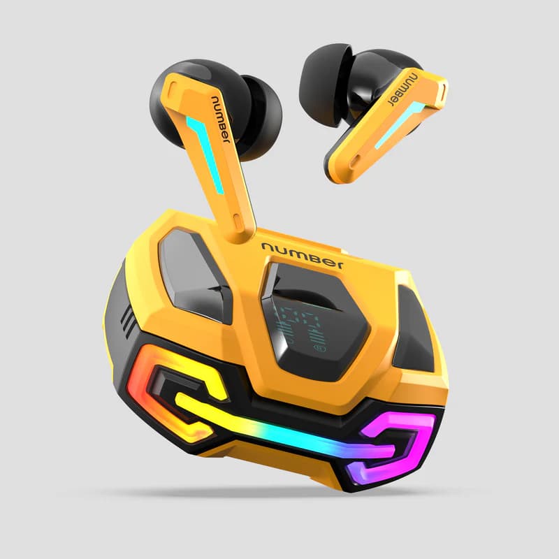 Open-box Number Super Buds GT M9 Gaming TWS Earbuds (Glass black)