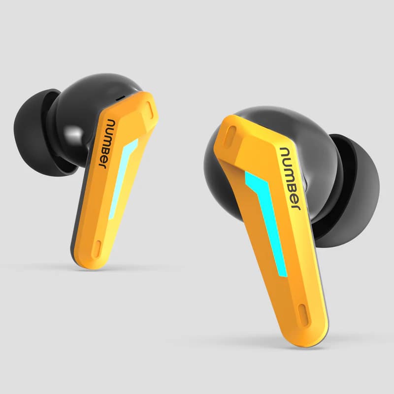 Number Super Buds GT M9 Gaming TWS Earbuds (Glass black) thumbnail 3