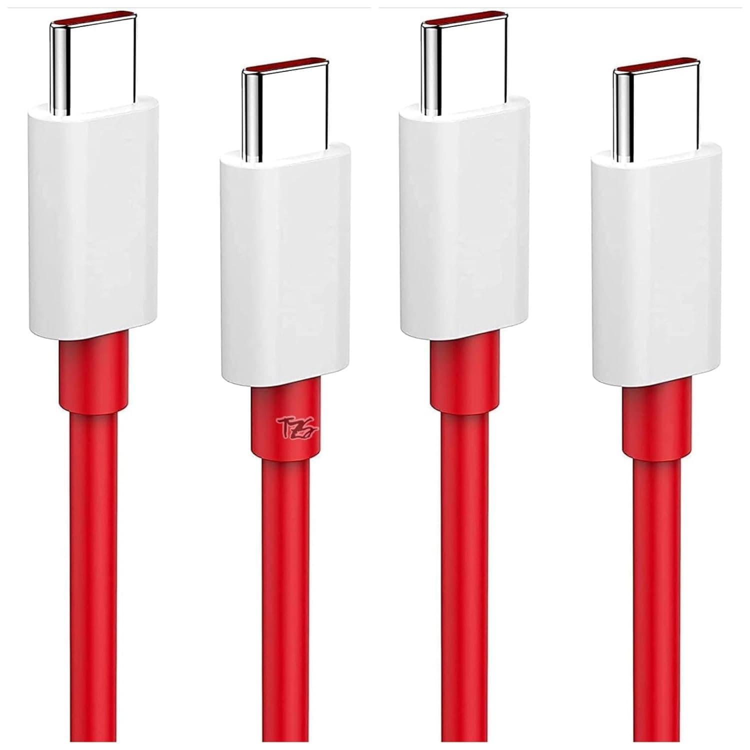 OnePlus Warp Charge Type-C Cable (150cm, Red) thumbnail 2