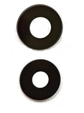 Back Camera Glass Lens for Nokia C32 Black