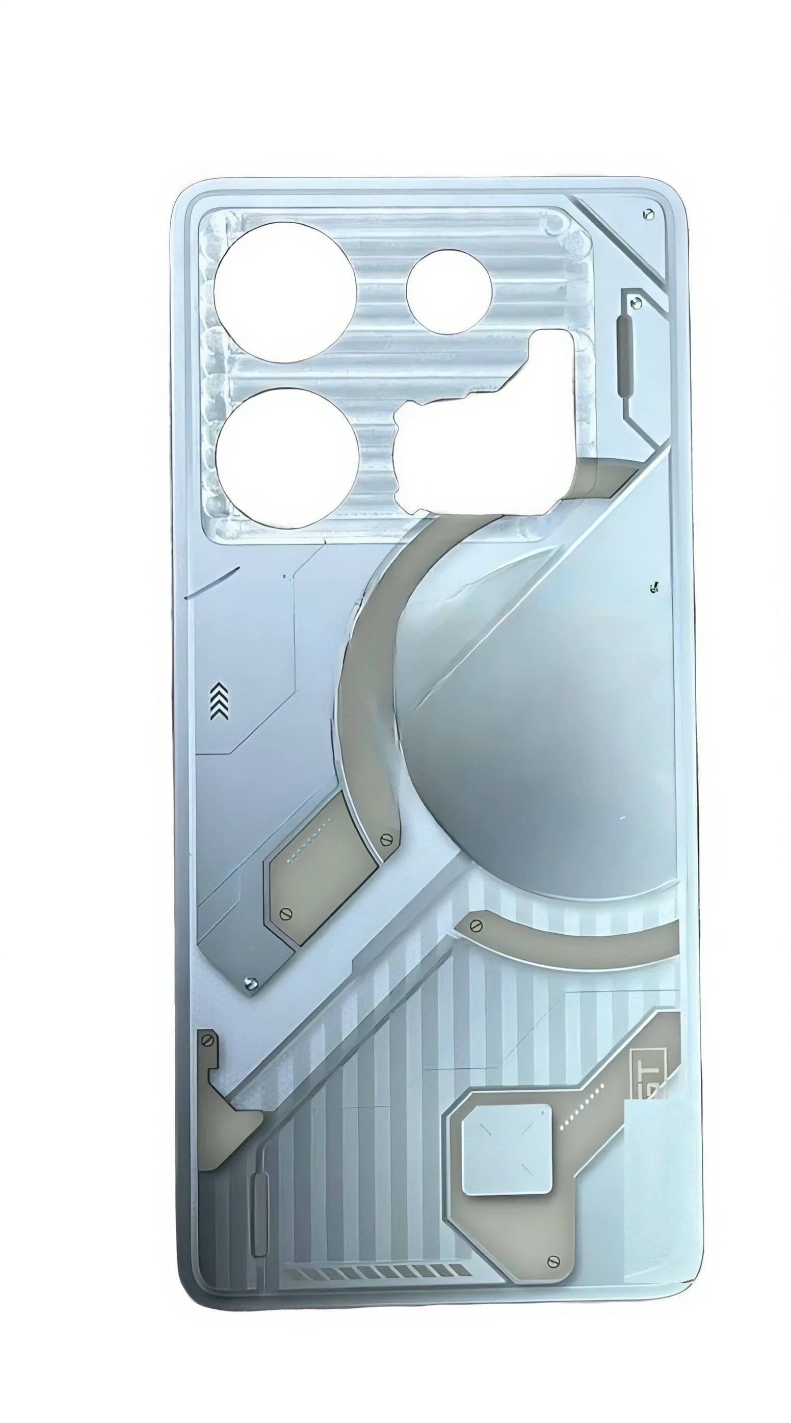 Back Panel for Infinix GT 10 Pro X6739 Silver