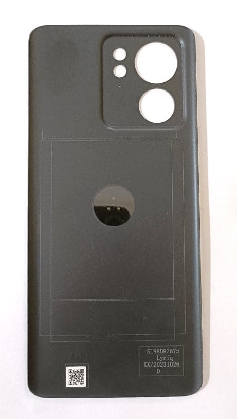 Back Panel for Moto Edge 40 Black thumbnail 2