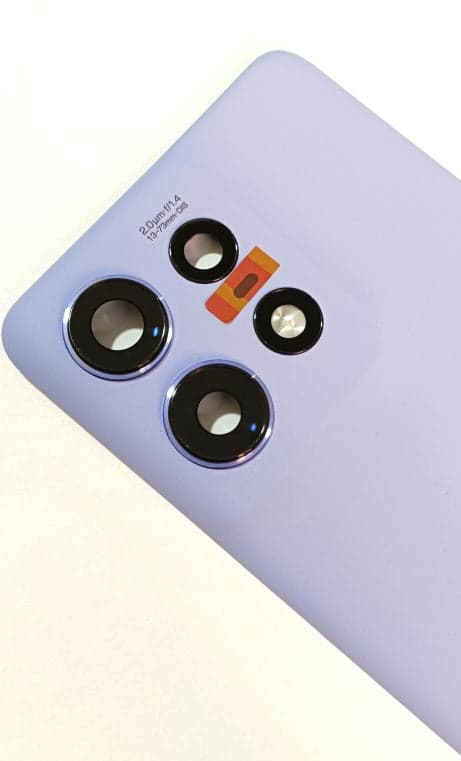 Back Panel with Camera Glass for Motorola Moto Edge 50 Pro Lavender Blue thumbnail 3