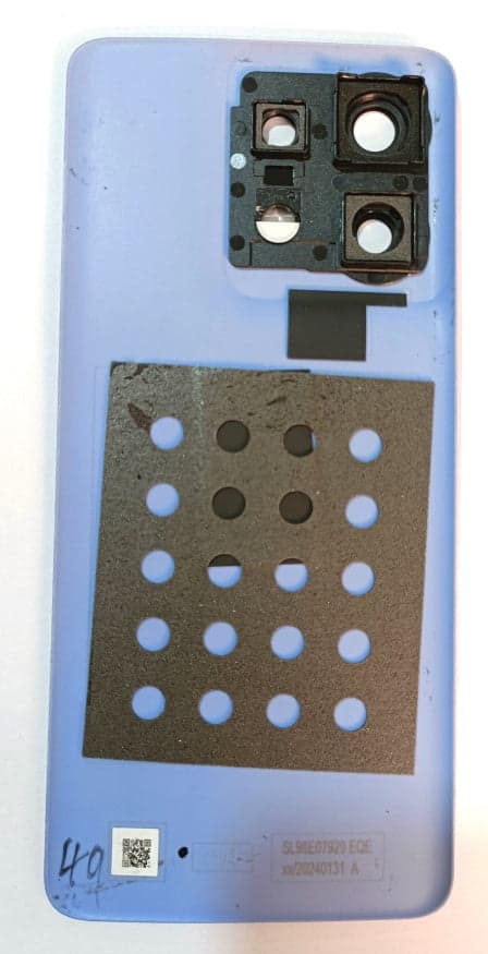 Back Panel with Camera Glass for Motorola Moto Edge 50 Pro Lavender Blue thumbnail 4