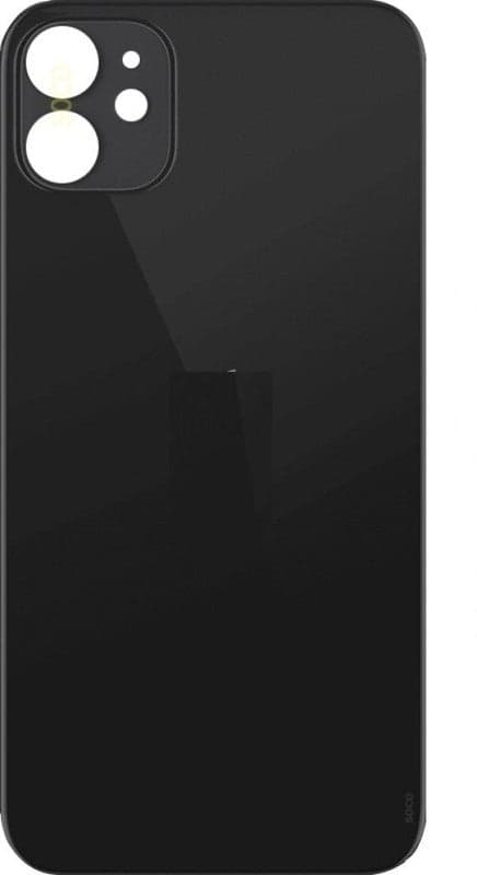 Back Panel Glass for Apple iPhone 11 Black