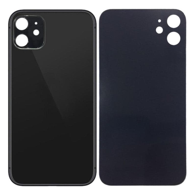 Back Panel Glass for Apple iPhone 11 Black thumbnail 2