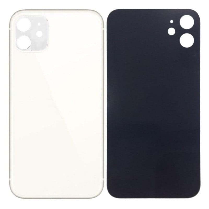 Back Panel Glass for Apple iPhone 11 White thumbnail 2