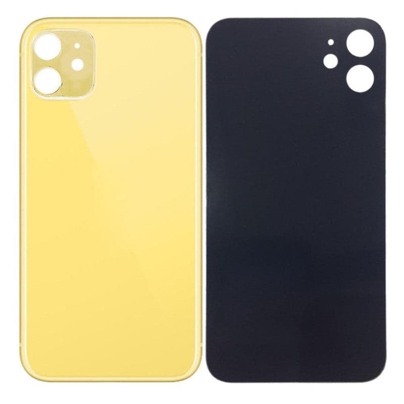 Back Panel Glass for Apple iPhone 11 Yellow thumbnail 2