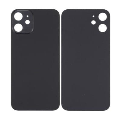 Back Panel Glass for Apple iPhone 12 Black thumbnail 2