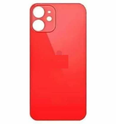 Back Panel Glass for Apple iPhone 12 Mini Red