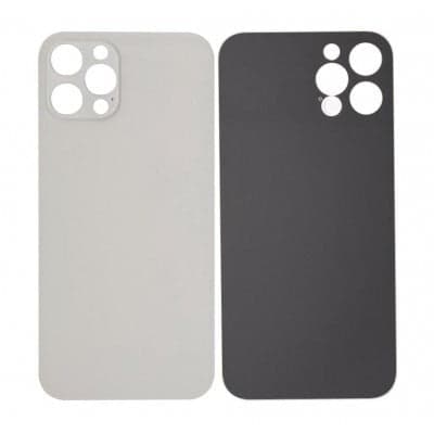 Back Panel Glass for Apple iPhone 12 Pro Silver thumbnail 2