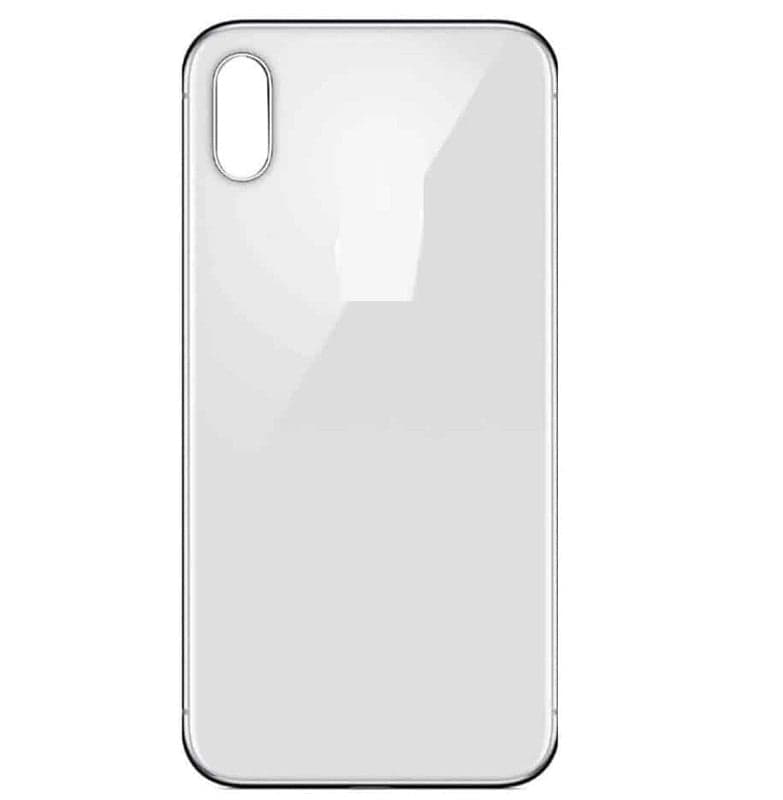 Back Panel Glass for Apple iPhone XS Max Silver