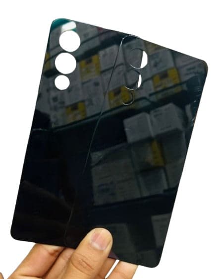 Back Panel Glass for Lava Storm (5G) Thunder Black