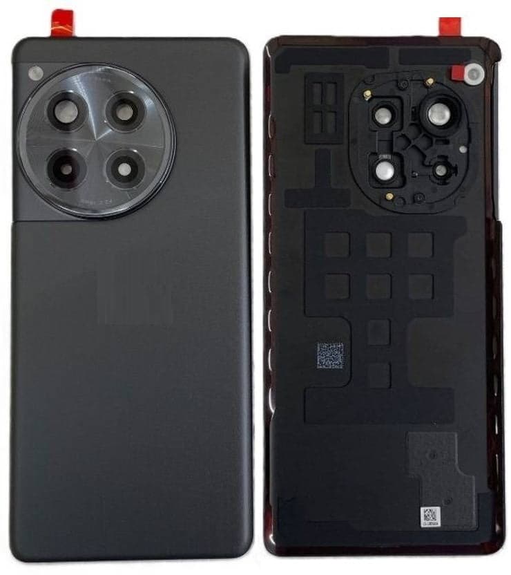 Back Panel Glass for OnePlus 12R Black