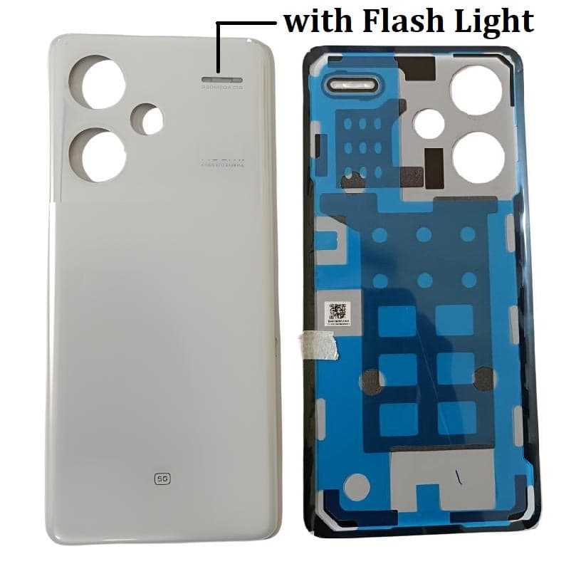 Back Panel Glass for Redmi Note 13 Pro Plus White