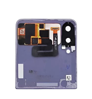 Back Panel Upper Back Glass for Samsung Galaxy Z Flip 4 Graphit Black thumbnail 2