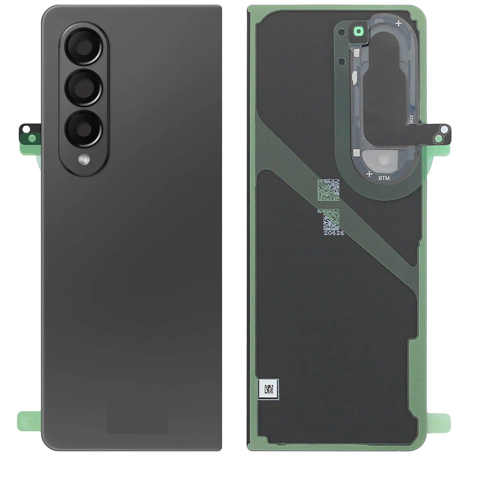 Back Panel Glass for Samsung Galaxy Z Fold 4 Black