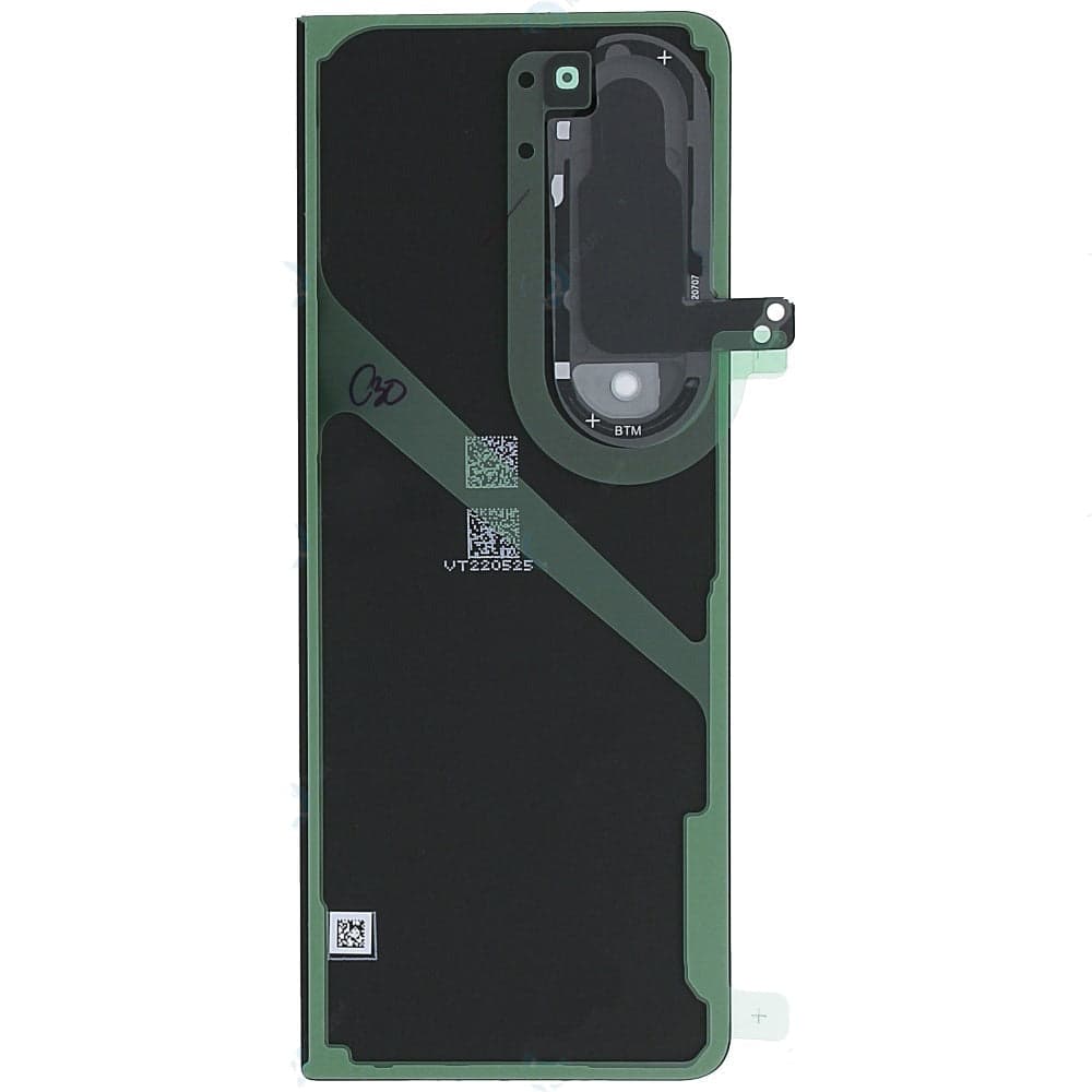 Back Panel Glass for Samsung Galaxy Z Fold 4 Black thumbnail 2