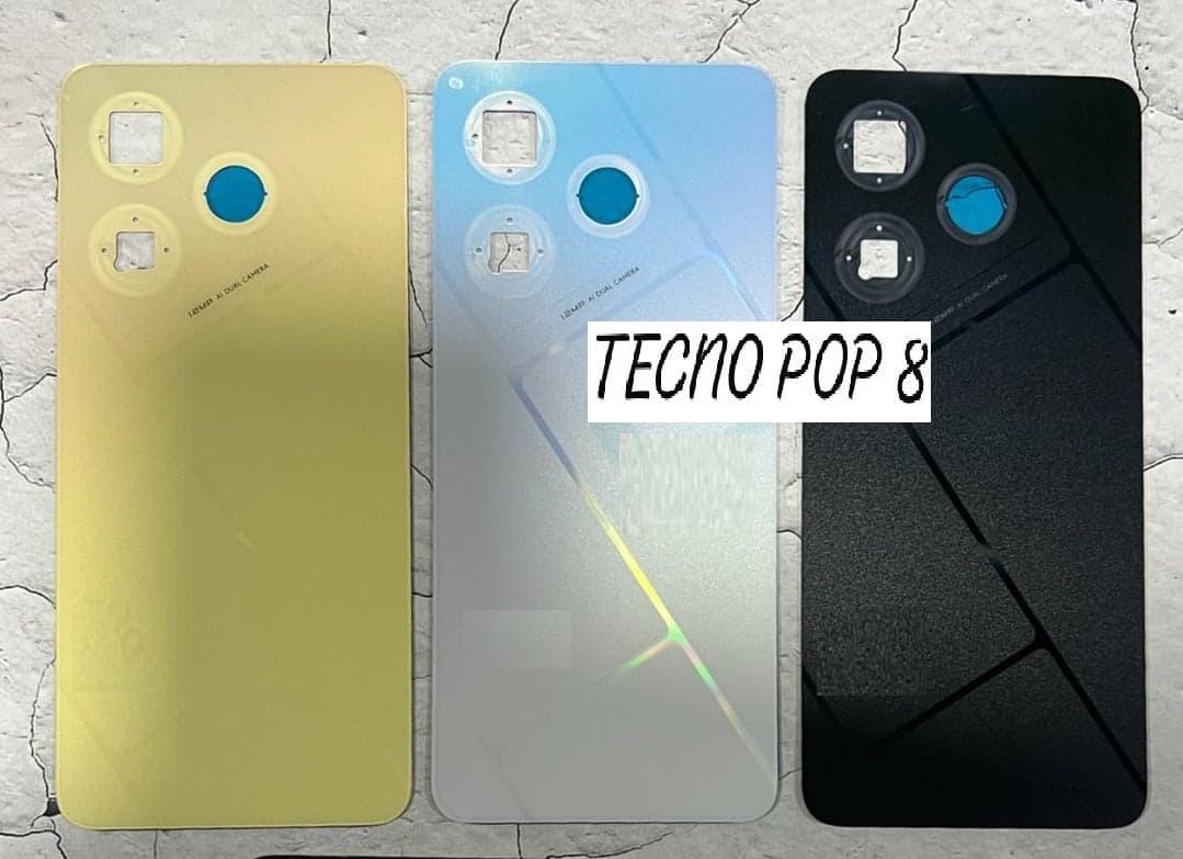 Back Panel Glass for Tecno Pop 8 BG6h BG6i Blue