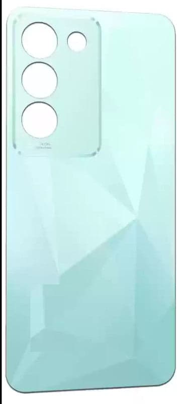 Back Panel Glass for Vivo T3 Green