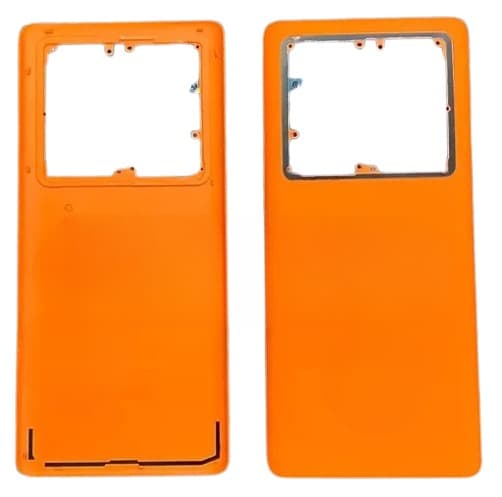 Back Panel Glass for Vivo X80 Pro Orange thumbnail 2