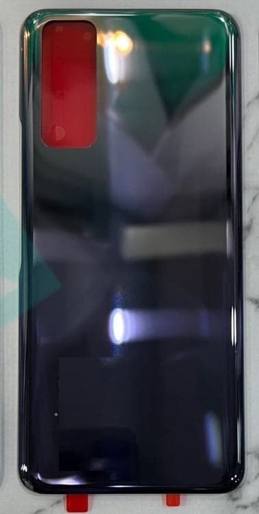 Back Panel Glass for Vivo Y5S Black