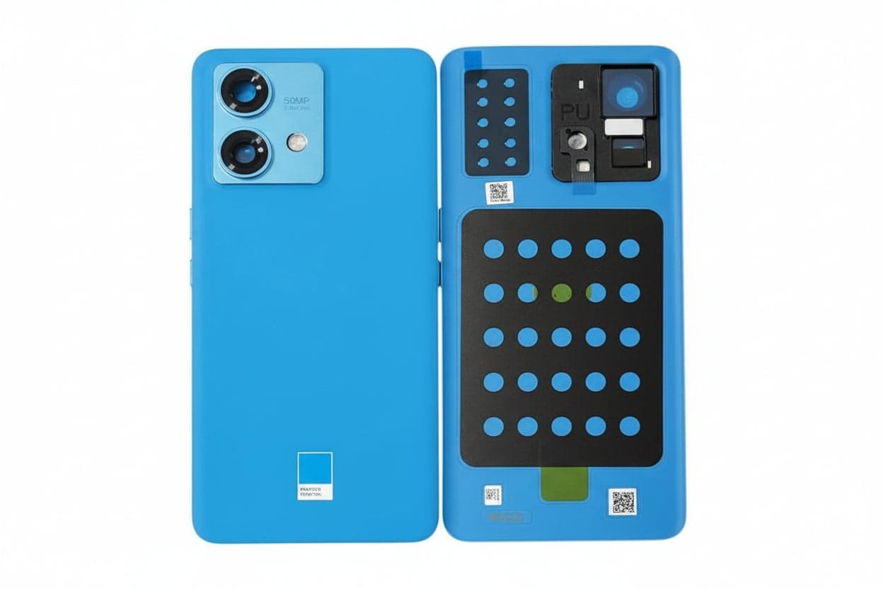 Back Panel with Camera Glass for Motorola Moto Edge 40 Neo Blue