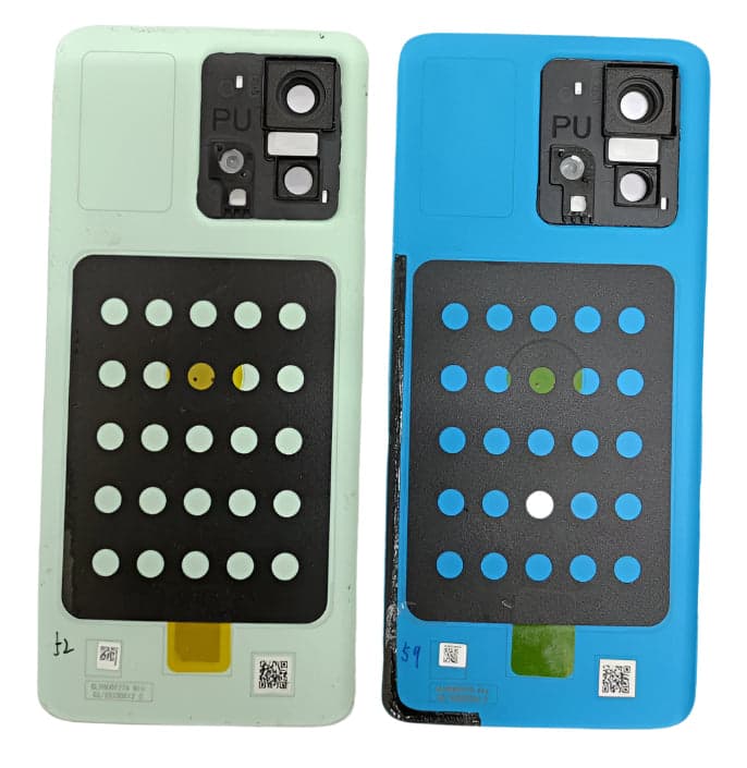 Back Panel with Camera Glass for Motorola Moto Edge 40 Neo Blue thumbnail 4