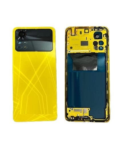 Back Panel Housing Body for Poco X4 Pro Yellow