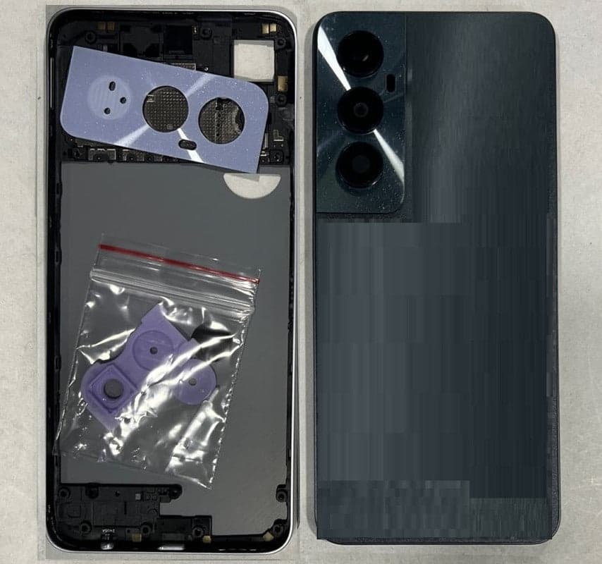 Back Panel Housing for Realme C65 4G Black