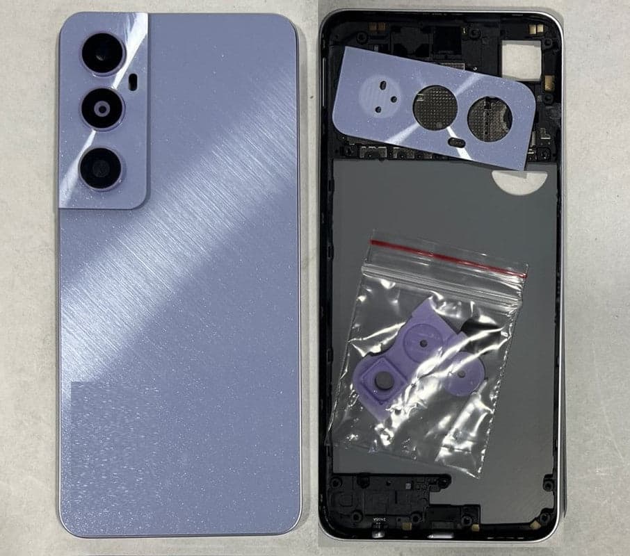 Back Panel Housing for Realme C65 4G Purple