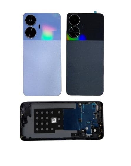 Back Panel Housing for Realme Narzo N55 Prime Blue thumbnail 2