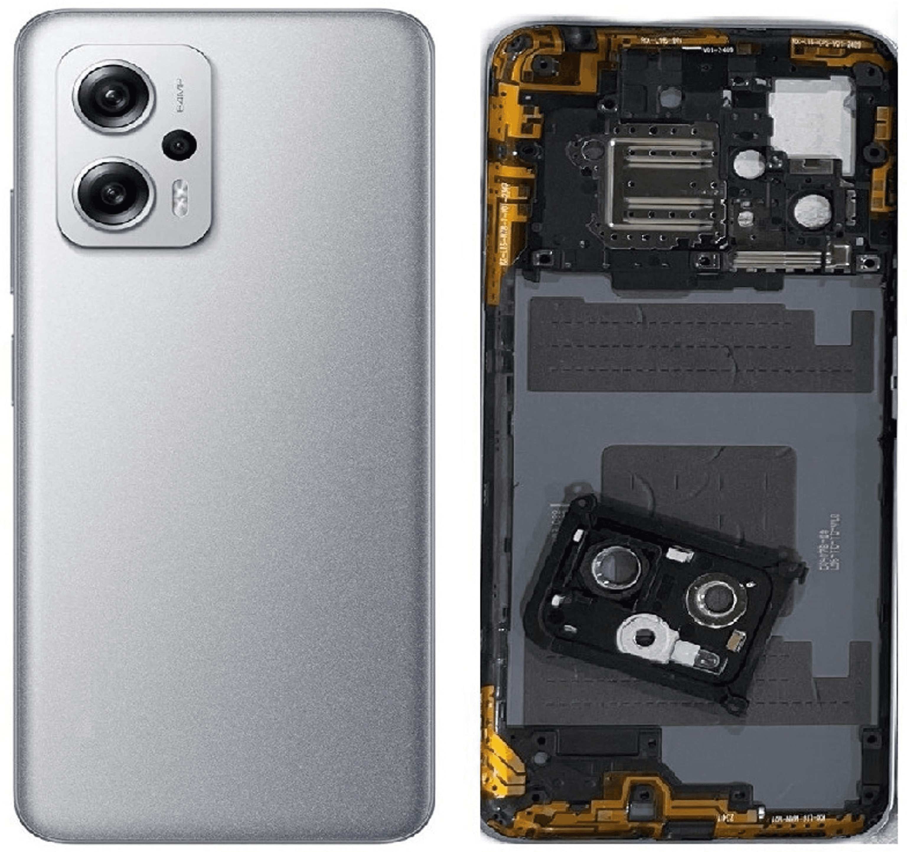 Back Panel Housing Body for Redmi K50i Gray
