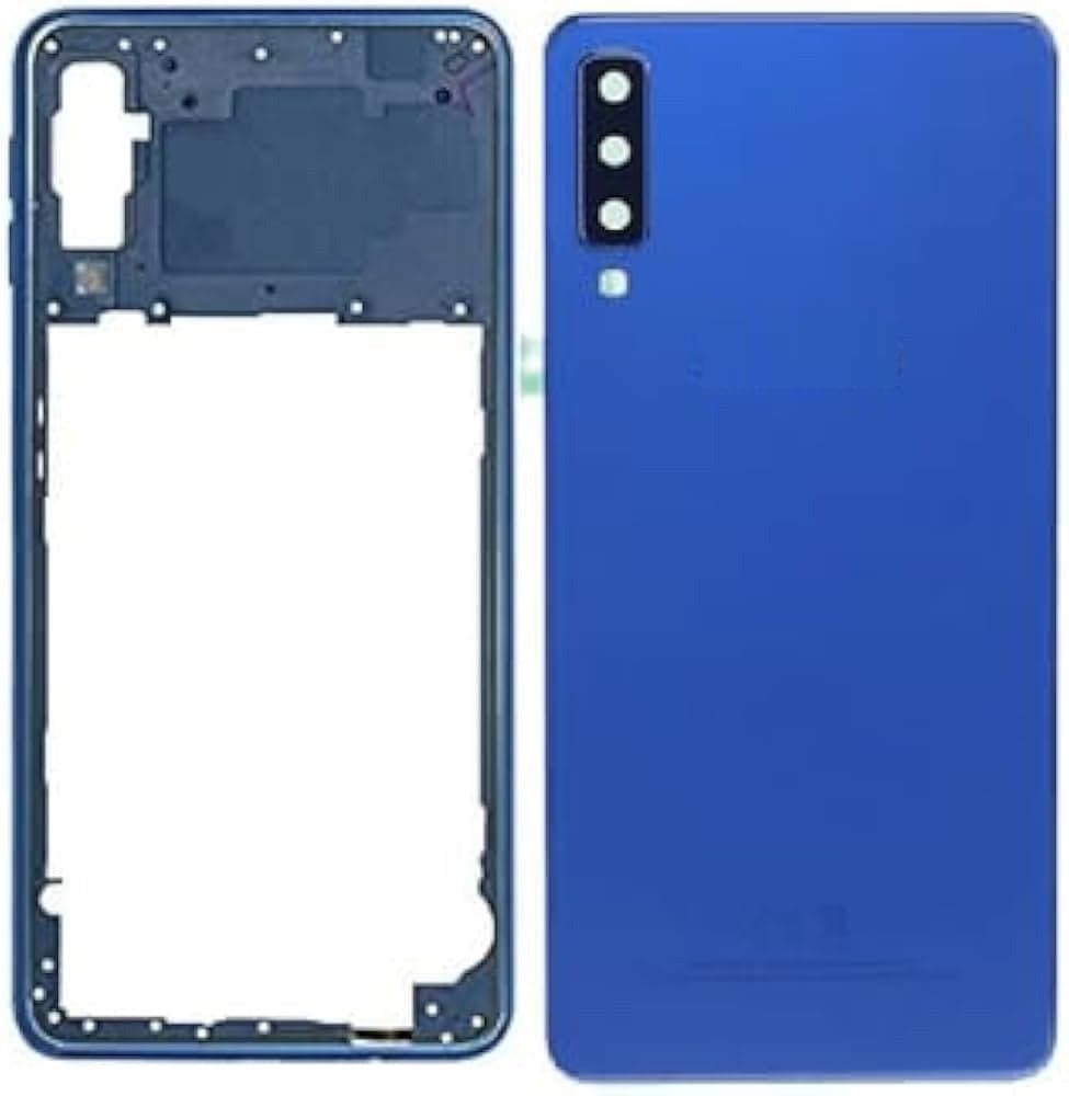 Back Panel With Middle Ring for Samsung Galaxy A7 2018 A750 Blue