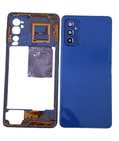 Back Panel With Middle Ring for Samsung Galaxy M52 : Blue