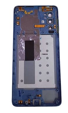Back Panel With Middle Ring for Samsung Galaxy M52 : Blue thumbnail 3