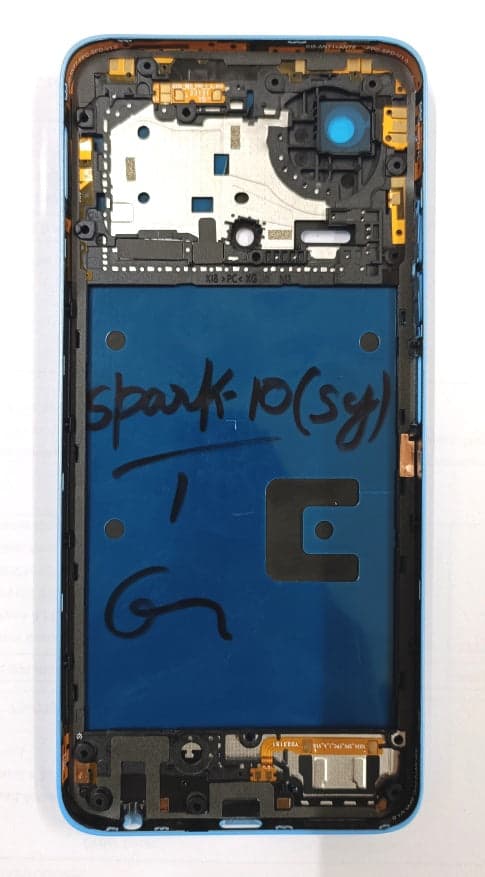 Back Panel Housing for Tecno Spark 10 5G KI8 Blue thumbnail 3