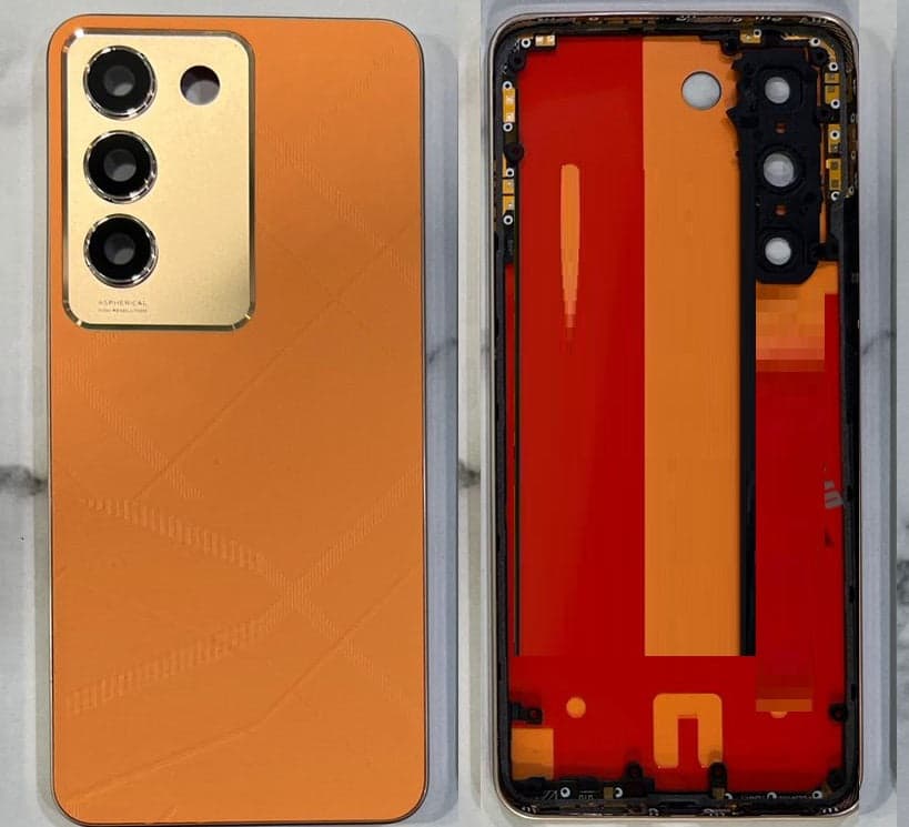 Back Panel Housing for Vivo Y200E 5G Orange