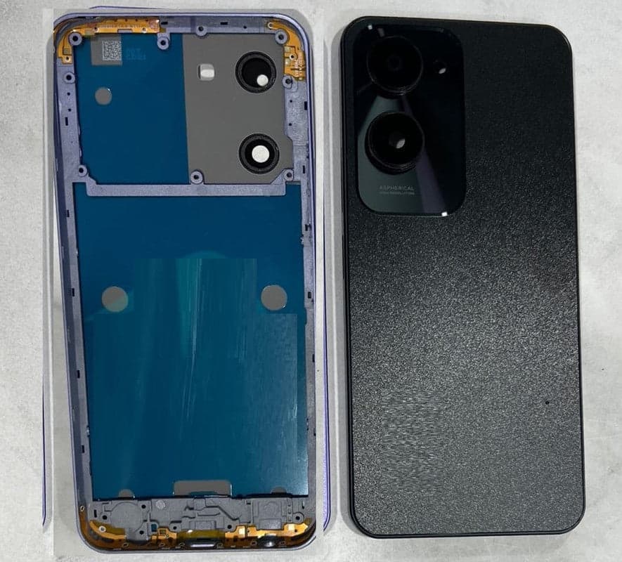 Back Panel Housing for Vivo Y28s Black