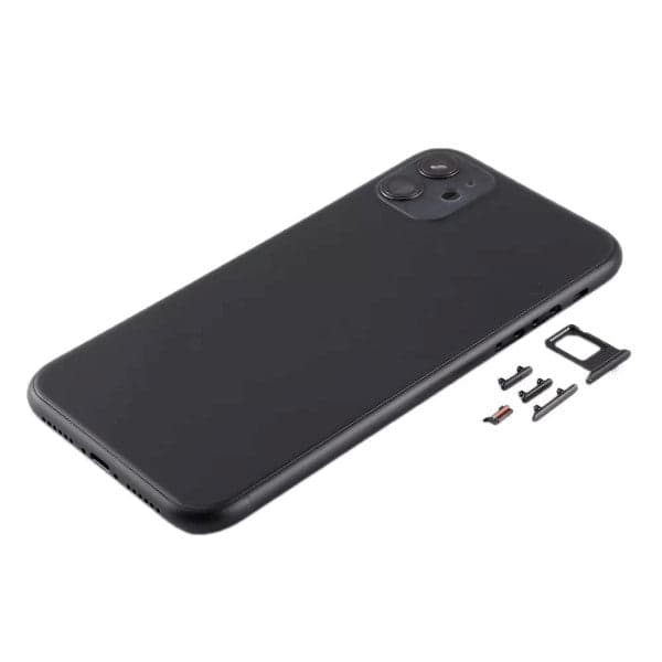Back Panel Housing for Apple iPhone 11 Black thumbnail 2
