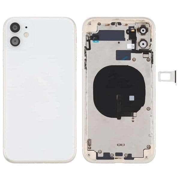 Back Panel Housing for Apple iPhone 11 White thumbnail 2