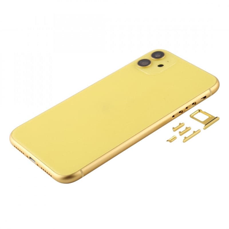 Back Panel Housing for Apple iPhone 11 Yellow thumbnail 2