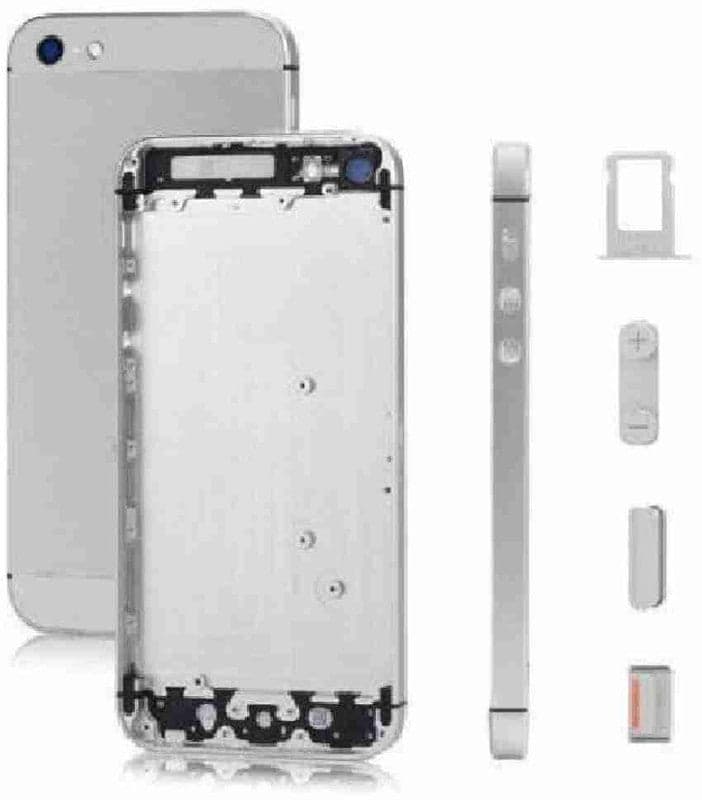 Back Panel Housing for Apple iPhone 5S Silver thumbnail 2