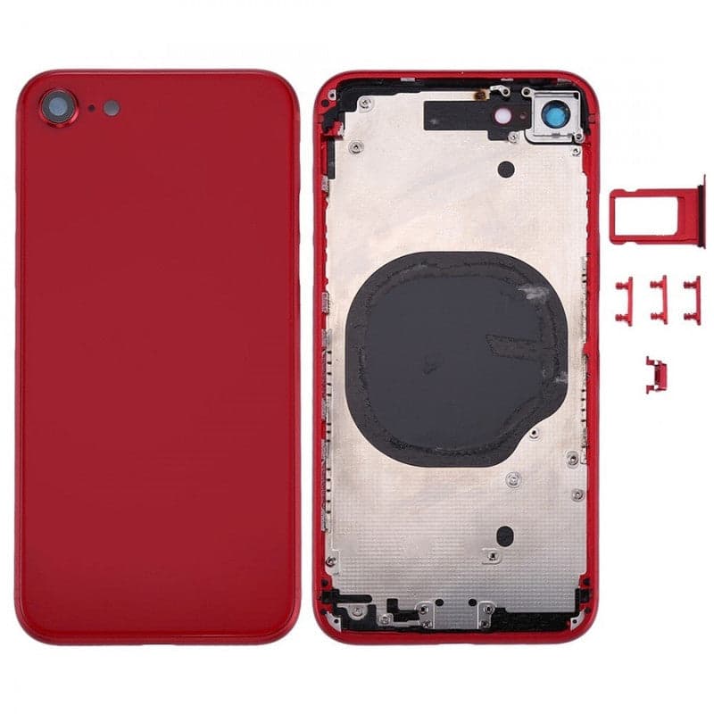 Back Panel Housing for Apple iPhone 8 Red