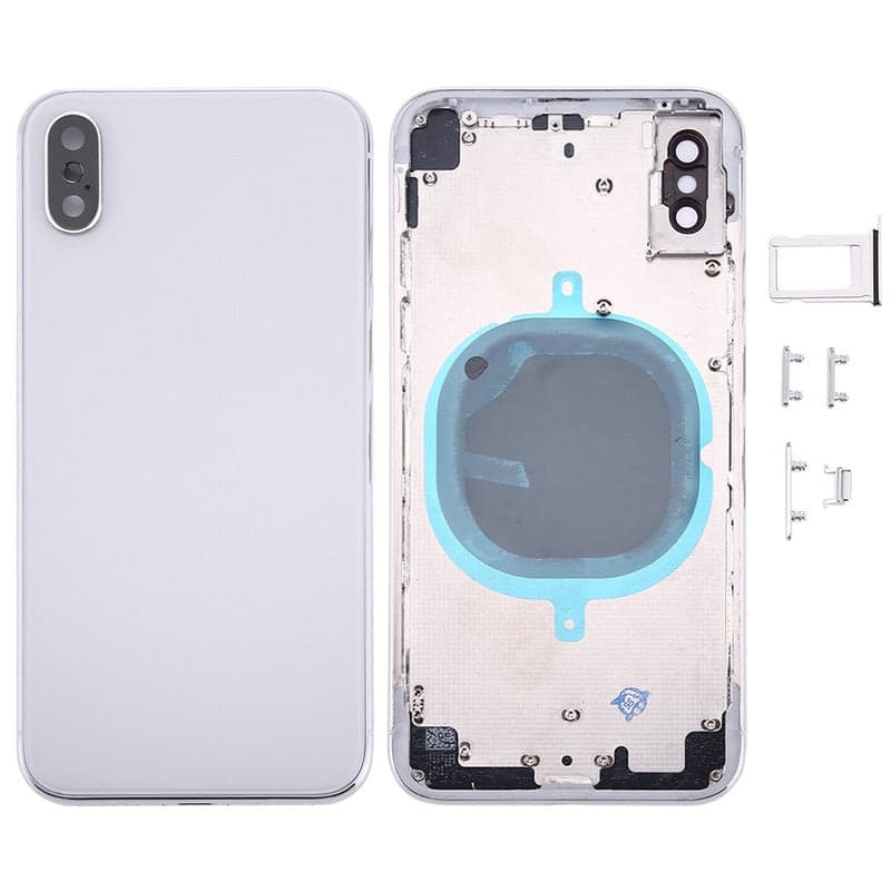 Back Panel Housing for Apple iPhone X Silver